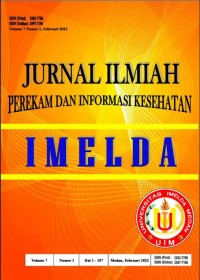 JURNAL ILMIAH PEREKAM DAN INFORMASI KESEHATAN IMELDA Vol.7 No.1