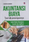 Akuntansi Biaya Teori dan Penerapannya